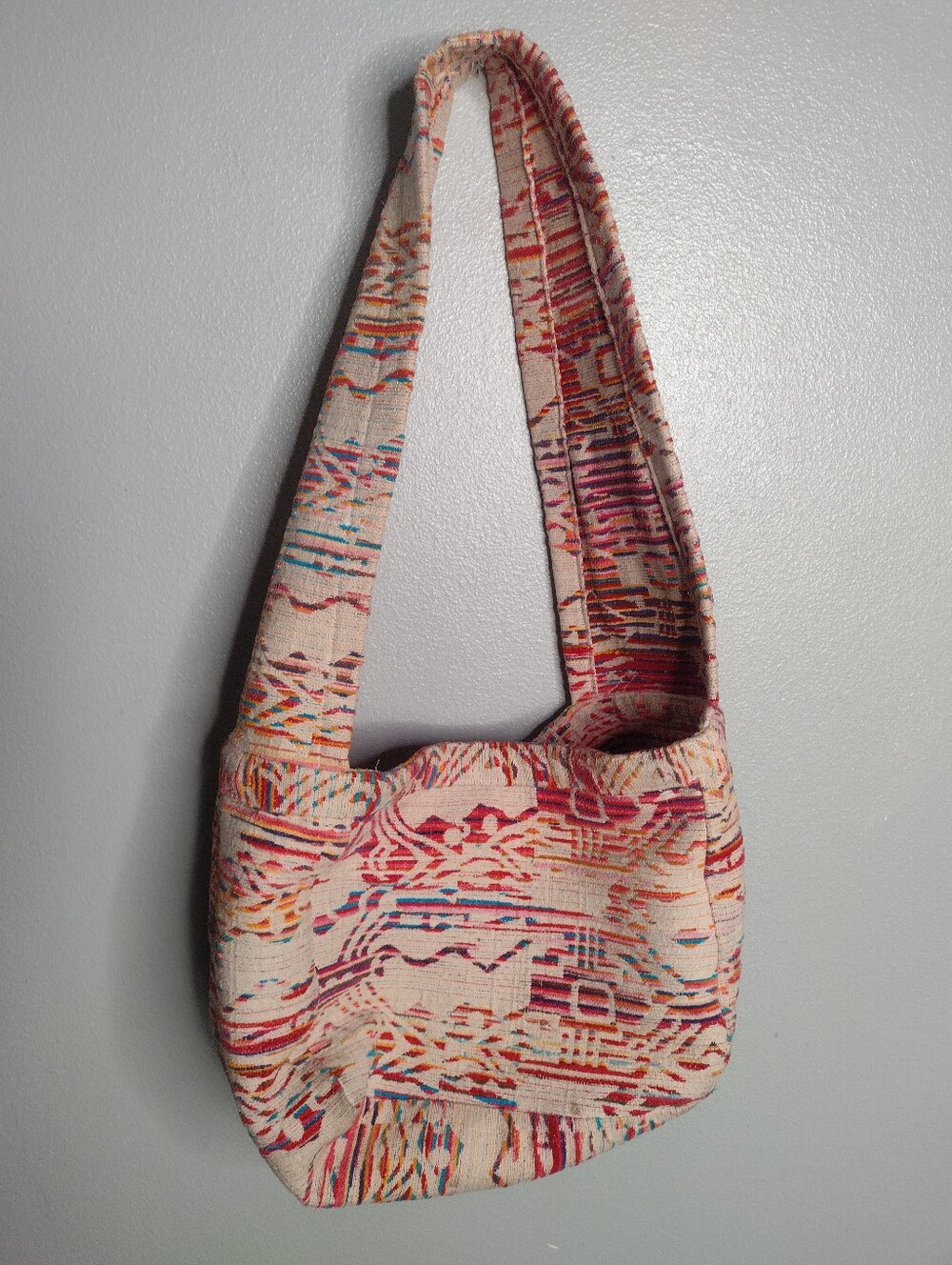 Free People We The Free Embroidered Tapestry Sling Bag Tote Aztec Beach ZZ